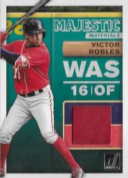 2019 Donruss - Majestic Materials #MM-VR Victor Robles Front