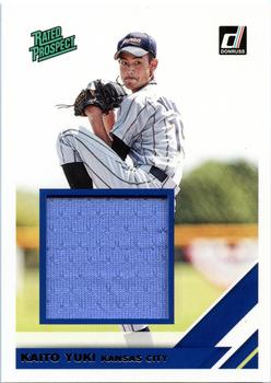 2019 Donruss - Rated Prospect Material #RPM-KY Kaito Yuki Front