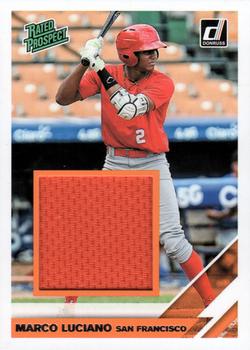 2019 Donruss - Rated Prospect Material #RPM-ML Marco Luciano Front