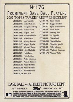 2007 Topps Turkey Red #176 Turning Two Back