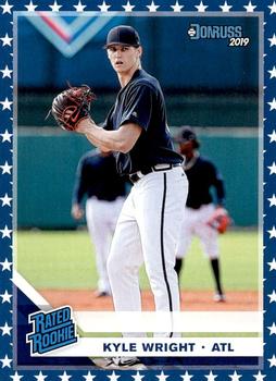 2019 Donruss - Independence Day #44 Kyle Wright Front