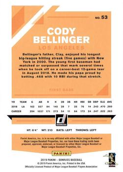 2019 Donruss - Independence Day #53 Cody Bellinger Back