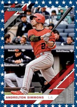 2019 Donruss - Independence Day #74 Andrelton Simmons Front