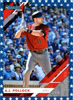 2019 Donruss - Independence Day #75 A.J. Pollock Front