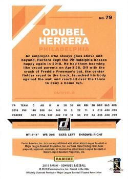 2019 Donruss - Independence Day #79 Odubel Herrera Back