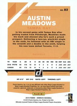 2019 Donruss - Independence Day #82 Austin Meadows Back
