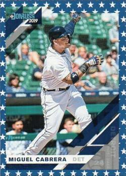 2019 Donruss - Independence Day #100 Miguel Cabrera Front