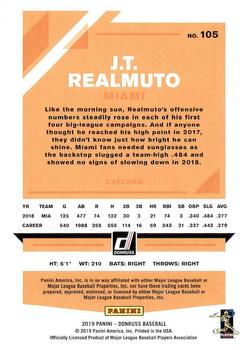 2019 Donruss - Independence Day #105 J.T. Realmuto Back