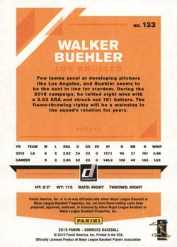 2019 Donruss - Independence Day #133 Walker Buehler Back