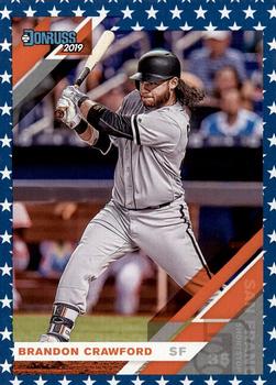 2019 Donruss - Independence Day #159 Brandon Crawford Front