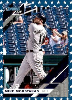 2019 Donruss - Independence Day #186 Mike Moustakas Front