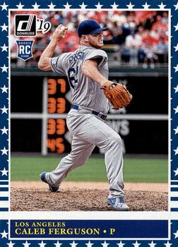 2019 Donruss - Independence Day #245 Caleb Ferguson Front
