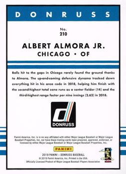 2019 Donruss - 150th Anniversary #210 Albert Almora Jr. Back