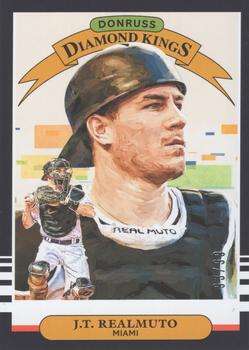 2019 Donruss - Holo Back #20 J.T. Realmuto Front