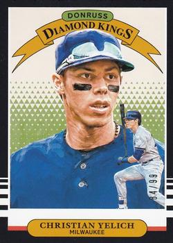 2019 Donruss - Holo Back #21 Christian Yelich Front