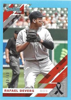 2019 Donruss - Father's Day Ribbon #128 Rafael Devers Front