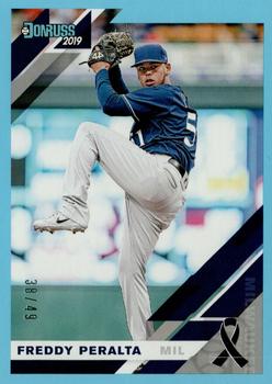 2019 Donruss - Father's Day Ribbon #147 Freddy Peralta Front