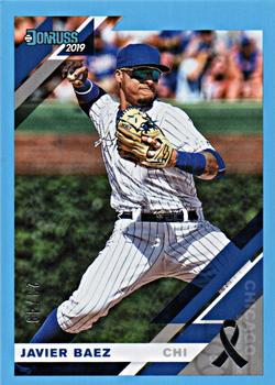 2019 Donruss - Father's Day Ribbon #165 Javier Baez Front