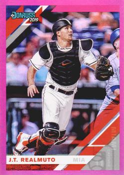 2019 Donruss - Holo Pink #105 J.T. Realmuto Front