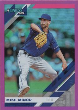 2019 Donruss - Holo Pink #118 Mike Minor Front