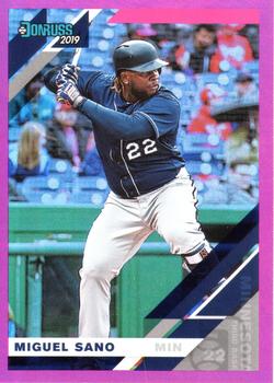 2019 Donruss - Holo Pink #127 Miguel Sano Front