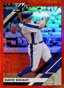 2019 Donruss - Holo Red #92 David Wright Front