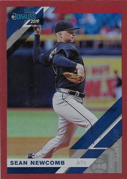 2019 Donruss - Holo Red #117 Sean Newcomb Front
