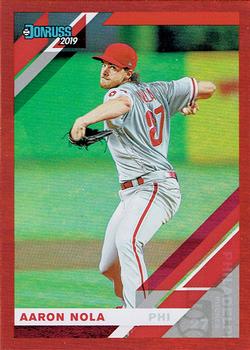 2019 Donruss - Holo Red #145 Aaron Nola Front
