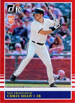 2019 Donruss - Holo Red #237 Chris Shaw Front