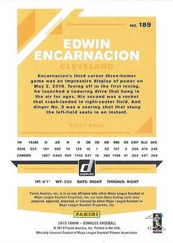 2019 Donruss - Career Stat Line #189 Edwin Encarnacion Back