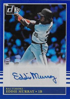 2019 Donruss - Retro 1985 Signatures Blue #85S-EM Eddie Murray Front