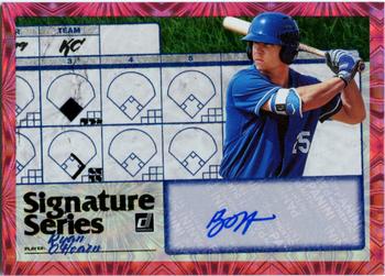 2019 Donruss - Signature Series Pink Fireworks #SS-RO Ryan O'Hearn Front