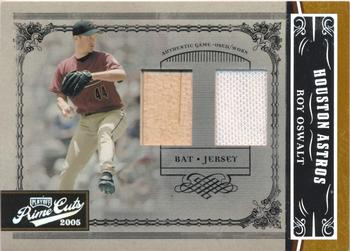 2005 Playoff Prime Cuts - Material Combo #60 Roy Oswalt Front