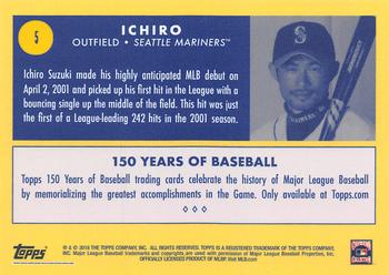 2019 Topps 150 Years of Baseball #5 Ichiro Back