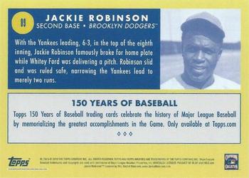 2019 Topps 150 Years of Baseball #89 Jackie Robinson Back