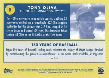 2019 Topps 150 Years of Baseball #90 Tony Oliva Back