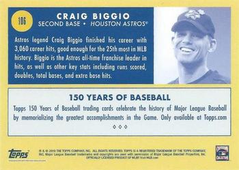 2019 Topps 150 Years of Baseball #106 Craig Biggio Back