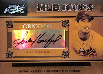 2005 Playoff Prime Cuts - MLB Icons #MLB-36 Sandy Koufax Front