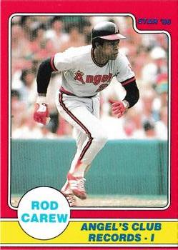1986 Star Rod Carew - Separated #13 Rod Carew Front