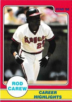 1986 Star Rod Carew - Separated #22 Rod Carew Front