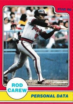 1986 Star Rod Carew - Separated #23 Rod Carew Front
