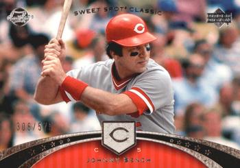 2007 Upper Deck Sweet Spot Classic #122 Johnny Bench Front