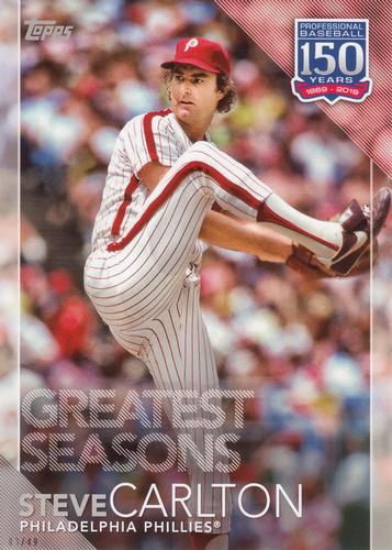 2019 Topps 150 Years of Professional Baseball 5x7 #150-115 Steve Carlton Front