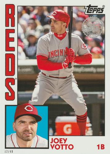 2019 Topps 1984 Topps Baseball 35th Anniversary 5x7 #T84-15 Joey Votto Front