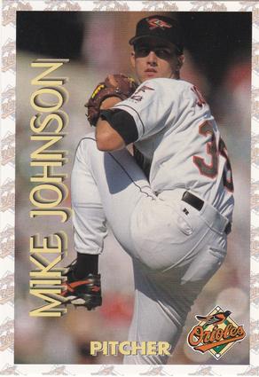 1997 Hershey's Baltimore Orioles #5 Mike Johnson Front
