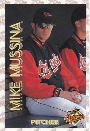 1997 Hershey's Baltimore Orioles #10 Mike Mussina Front