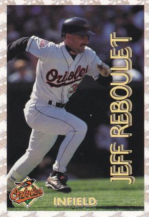 1997 Hershey's Baltimore Orioles #20 Jeff Reboulet Front