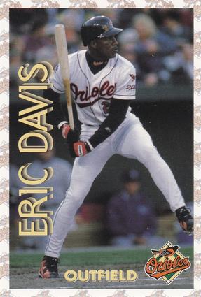 1997 Hershey's Baltimore Orioles #24 Eric Davis Front