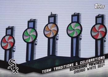 2019 Topps Opening Day - Team Traditions & Celebrations #TTC-SP Scoreboard Pinwheels Front