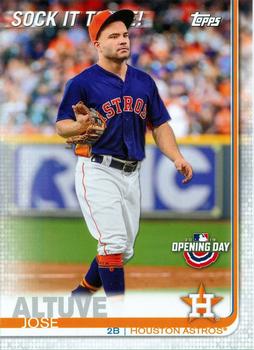 2019 Topps Opening Day - Sock It to Me! #SM-8 Jose Altuve Front